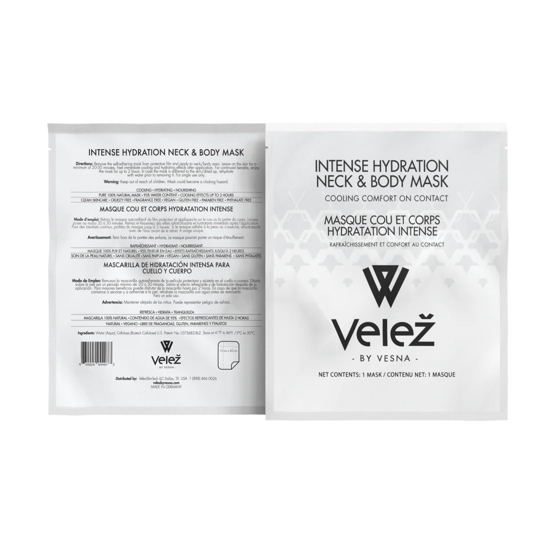 Velez Intense Hydration Neck and Body Mask